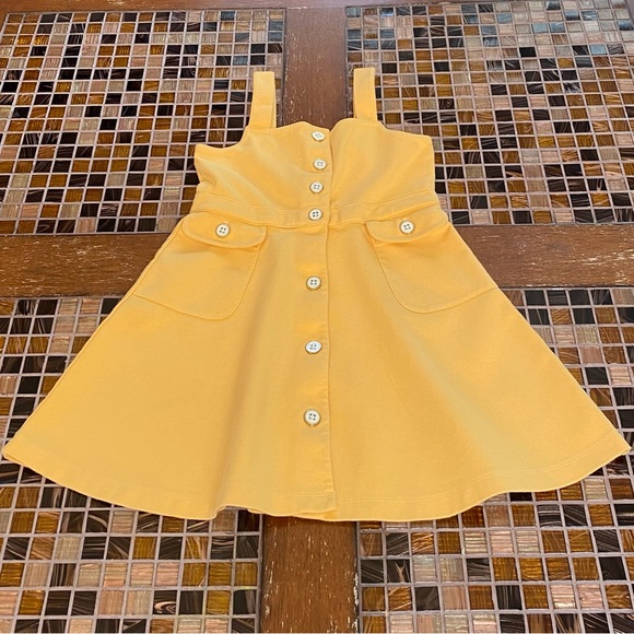 Janie and Jack Button Ponte Dress - Picture 3 of 7